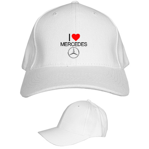 Кепка 6-панельная Детская - I Love Mercedes - Mfest