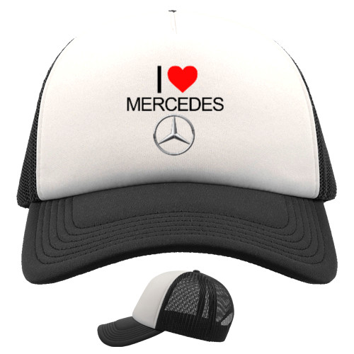 Кепка Тракер - I Love Mercedes - Mfest