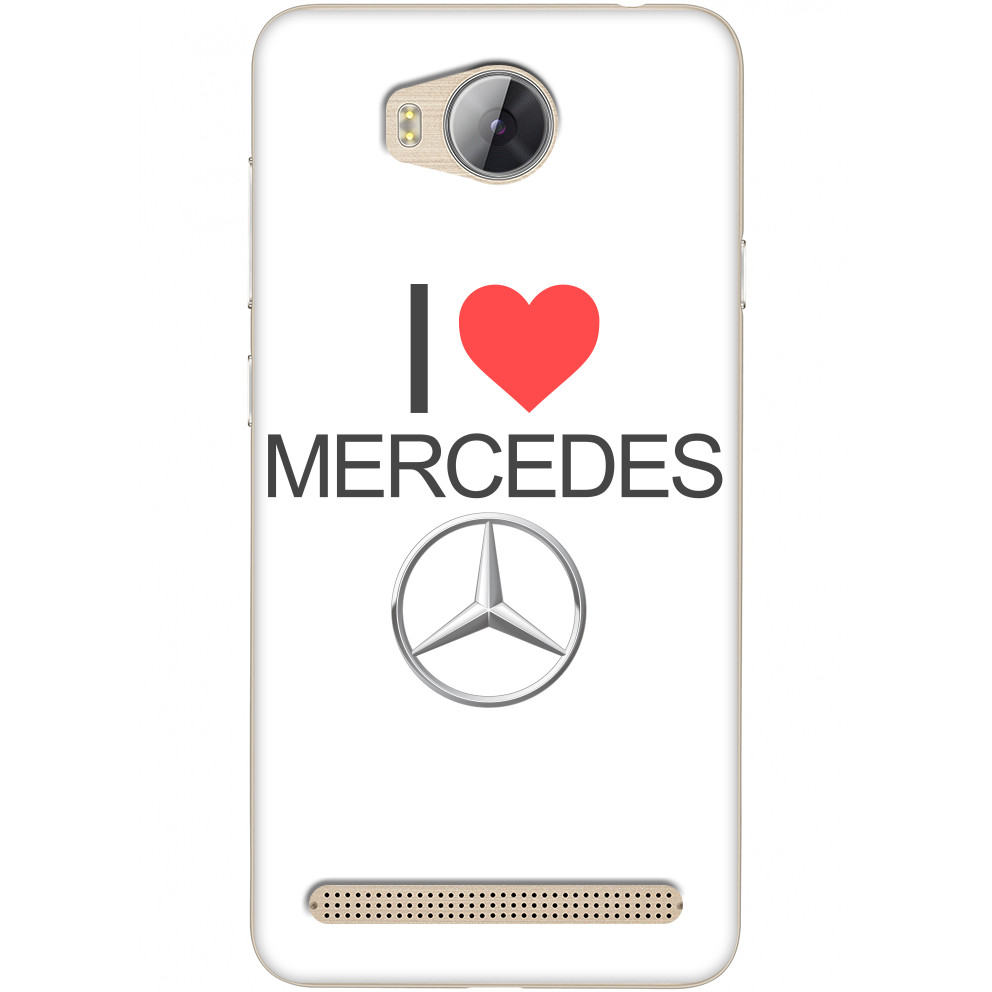 Чехол Huawei - I Love Mercedes - Mfest