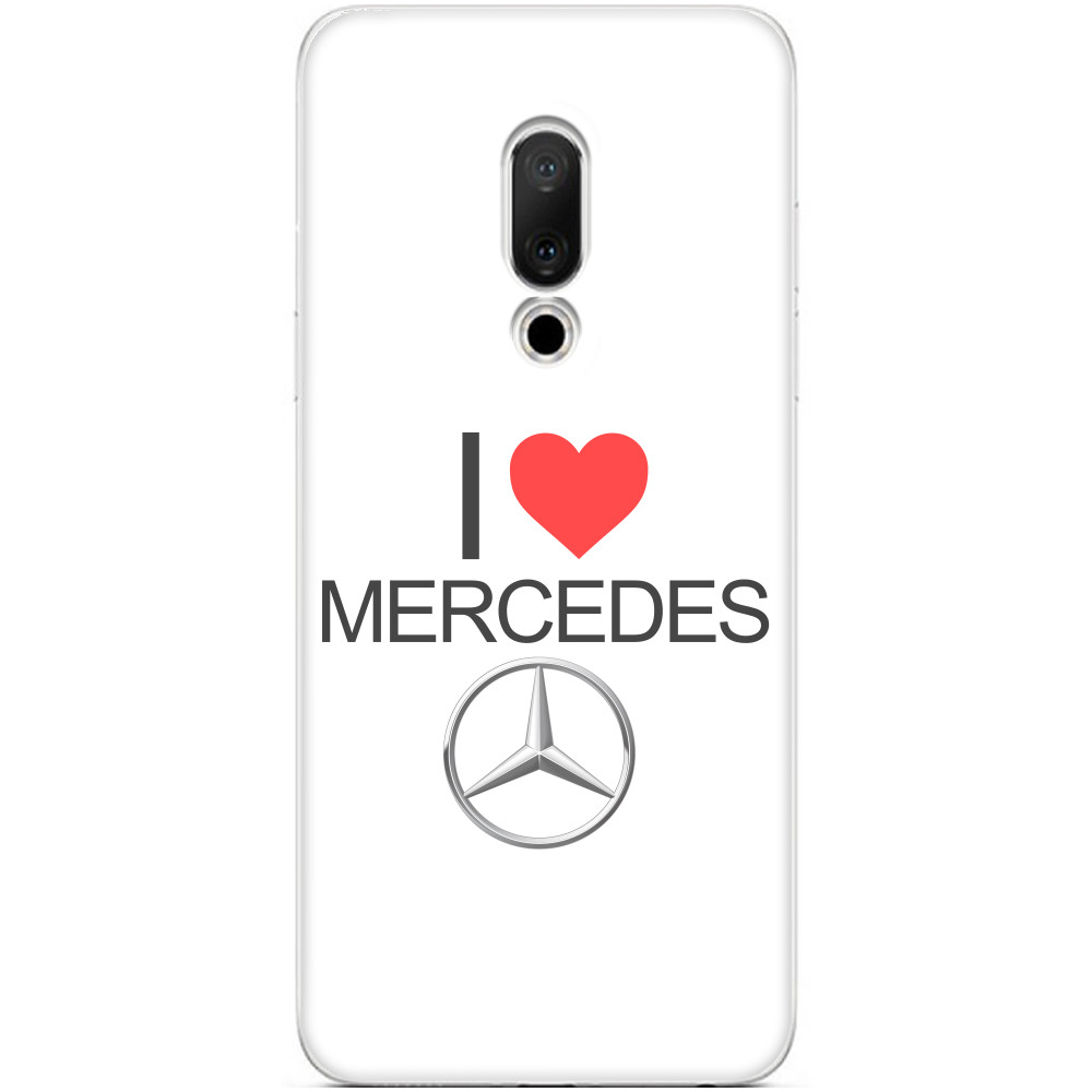 Чехол Meizu - I Love Mercedes - Mfest