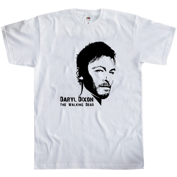 Футболка Класика Чоловіча Fruit of the loom - Walking Dead Daryl Dixon 1 - Mfest