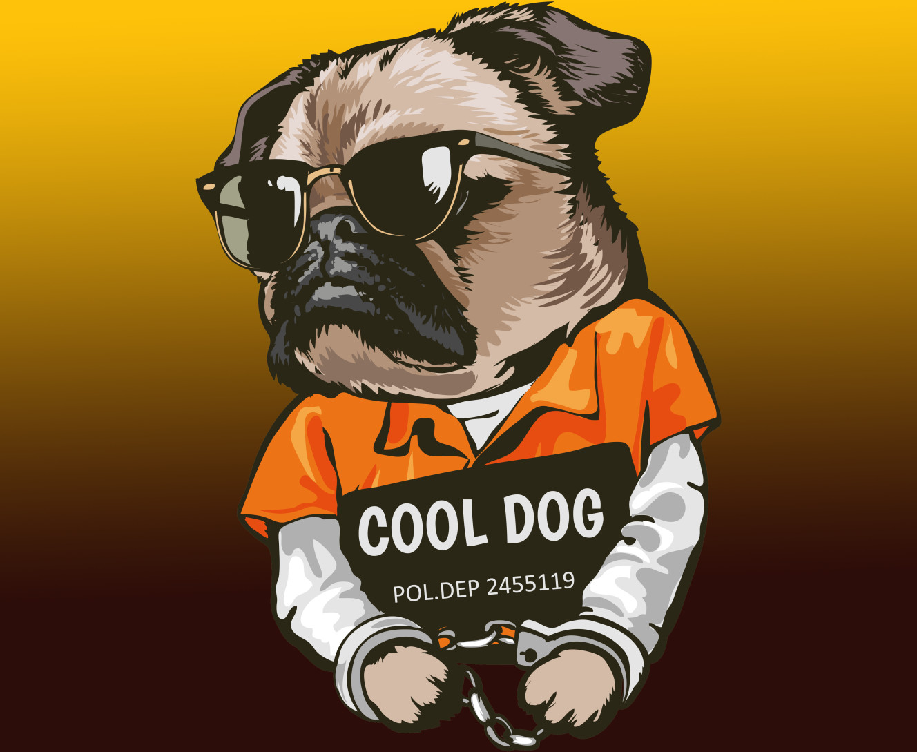 Mouse Pad - Cool dog - Mfest