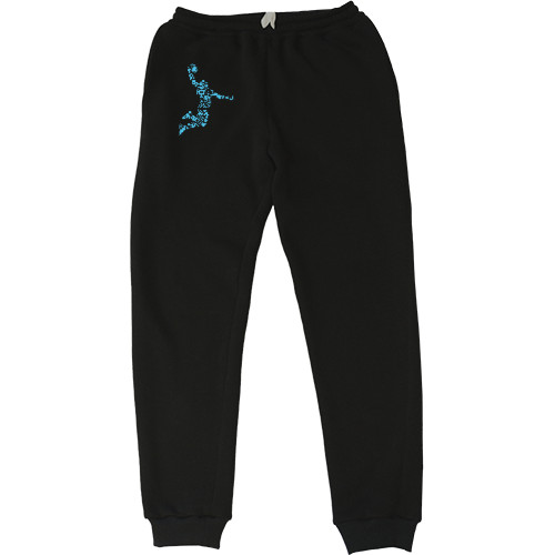 Kids' Sweatpants - Basketball сollage  - Mfest