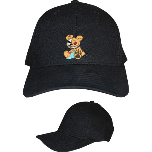 Kids' Baseball Cap 6-panel - Angry teddy bear - Mfest