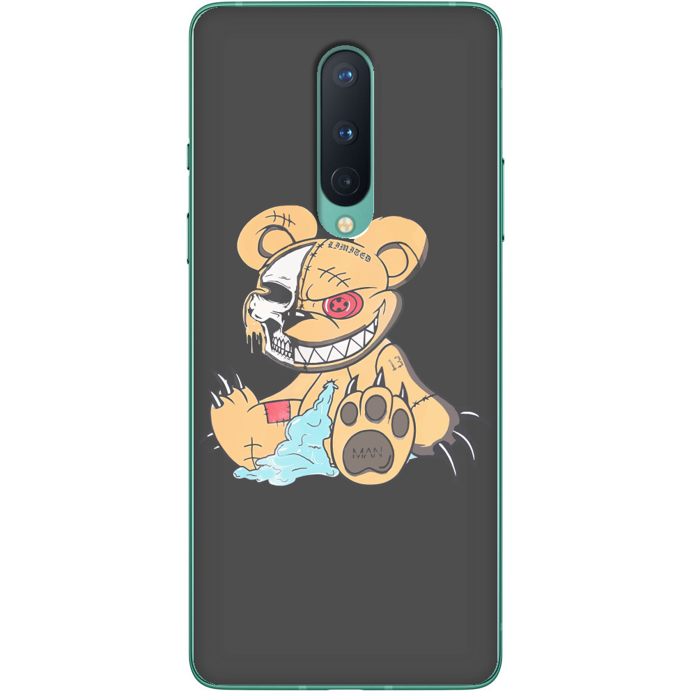 Чехол OnePlus - Angry teddy bear - Mfest