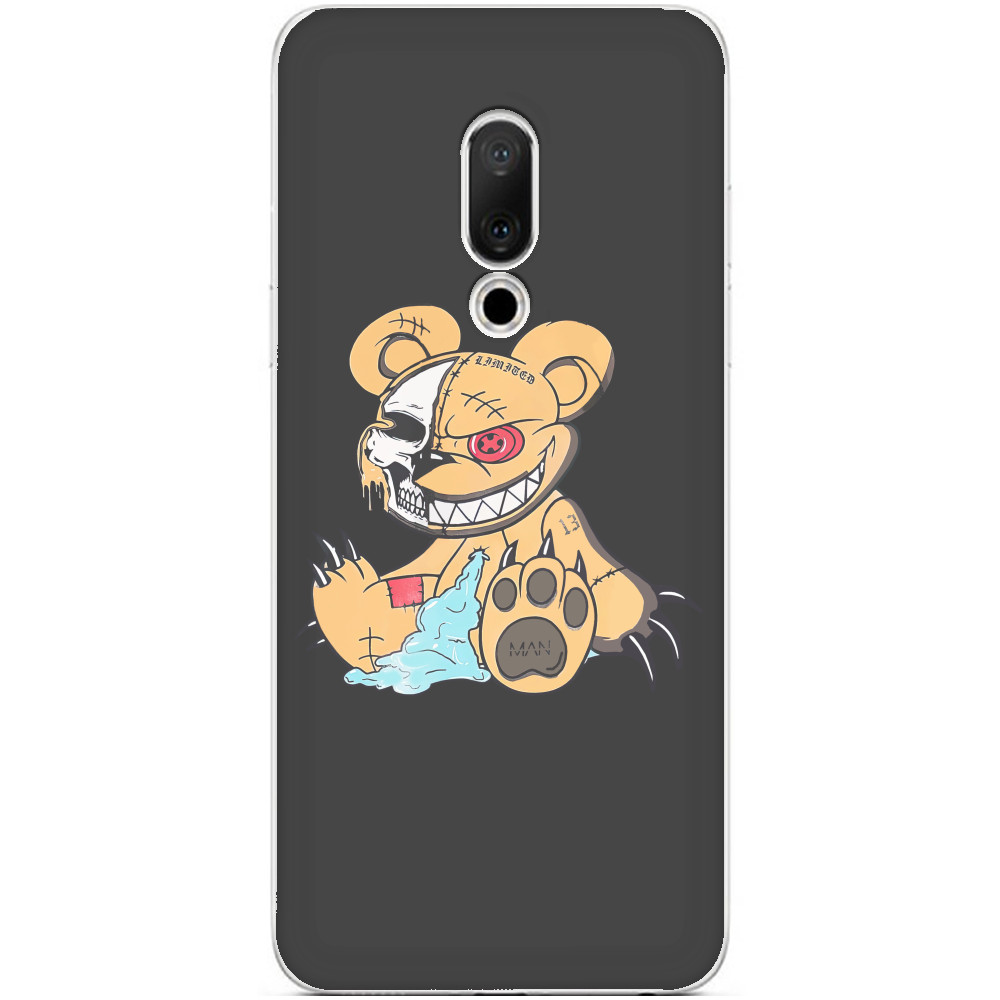 Чехол Meizu - Angry teddy bear - Mfest