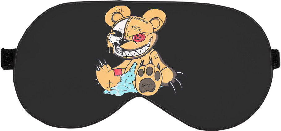 Sleep Mask 3D - Angry teddy bear - Mfest