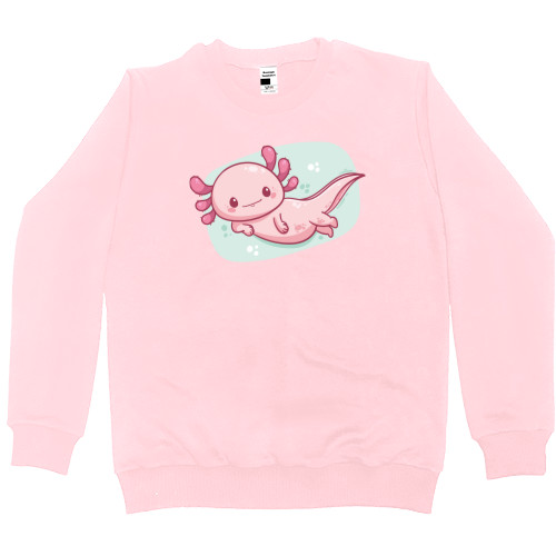 Women's Premium Sweatshirt - Pink axolotl - Mfest