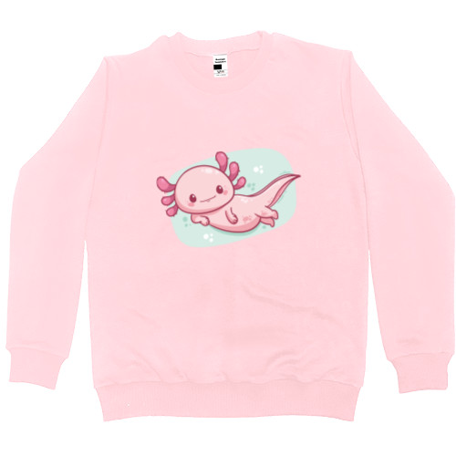 Men’s Premium Sweatshirt - Pink axolotl - Mfest