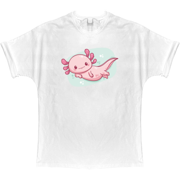 Pink axolotl