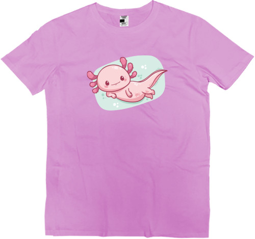 Pink axolotl