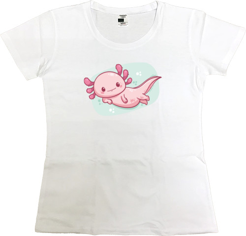 Pink axolotl