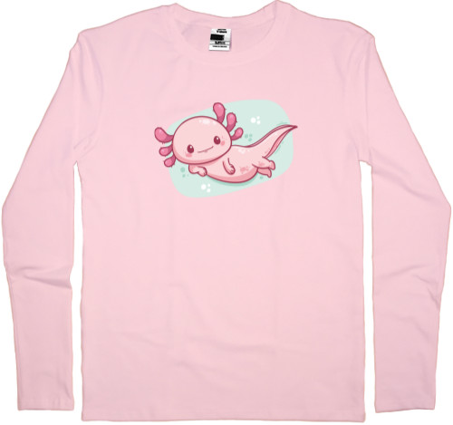 Pink axolotl