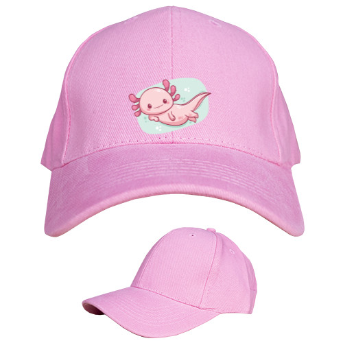 Kids' Baseball Cap 6-panel - Pink axolotl - Mfest