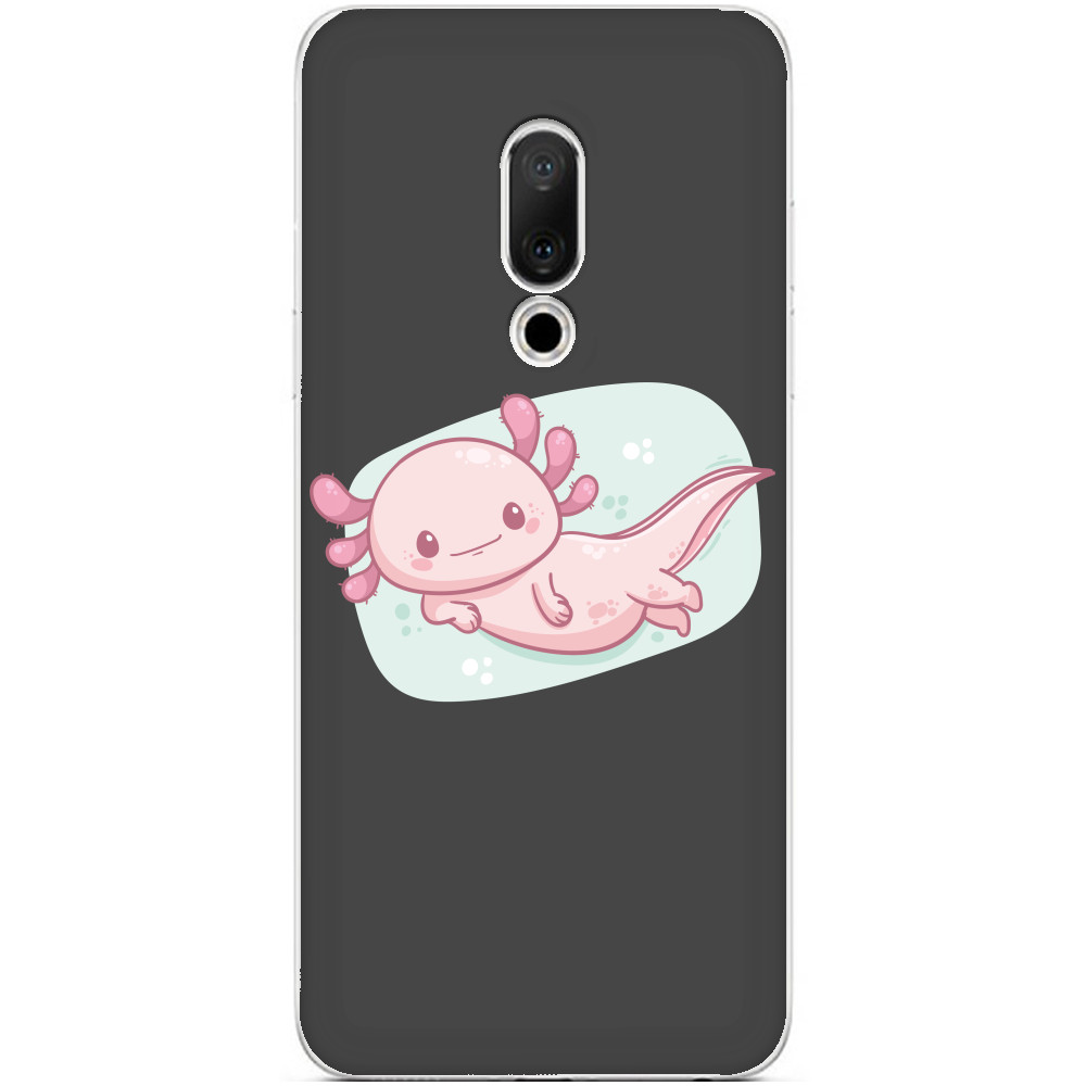 Чехол Meizu - Pink axolotl - Mfest