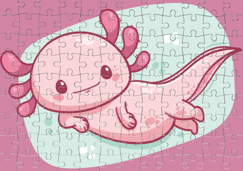 Puzzle - Pink axolotl - Mfest