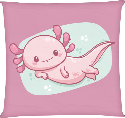 Pink axolotl