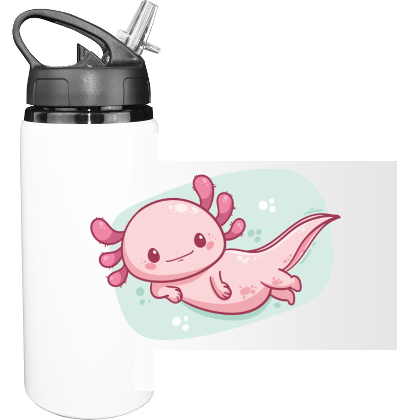 Pink axolotl