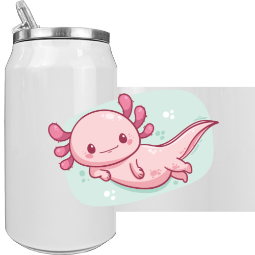 Pink axolotl