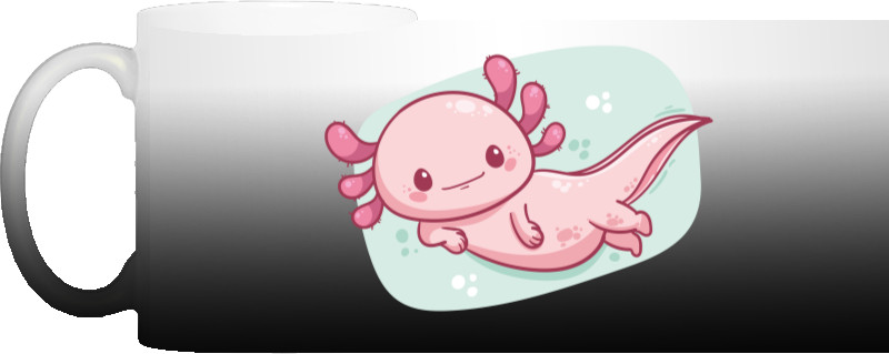 Pink axolotl