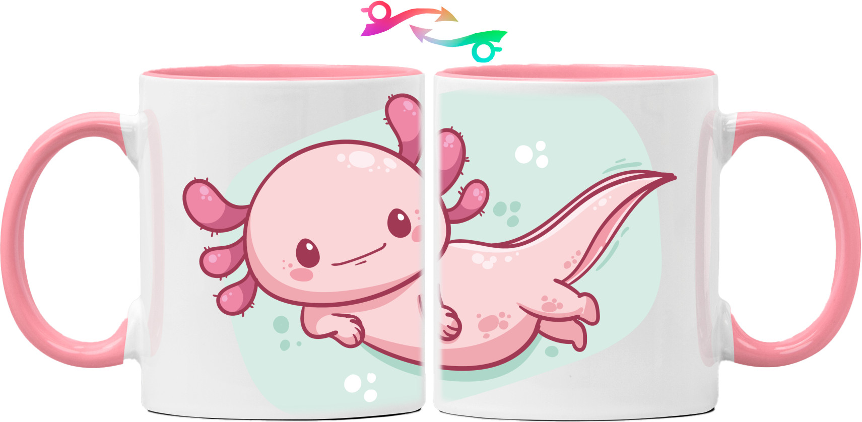 Морские животные - Cup 325ml - Pink axolotl - Mfest