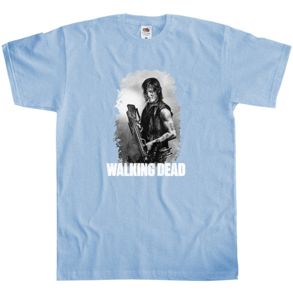 Men's T-Shirt Fruit of the loom - Wallking dad - Daryl Dixon - Mfest