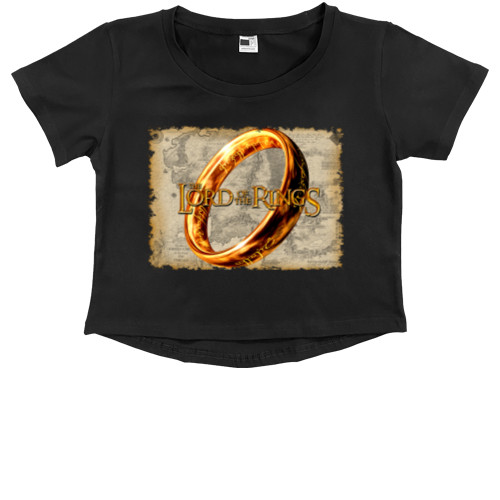 Kids' Premium Cropped T-Shirt - Lord of the rings - Mfest