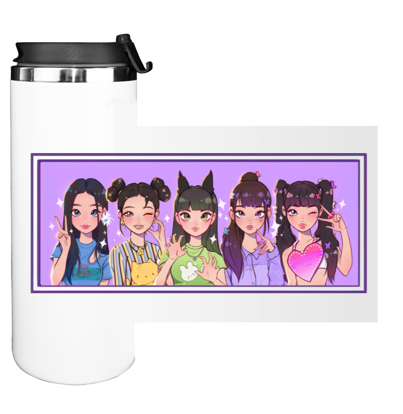 Water Bottle on Tumbler - newjeans - Mfest