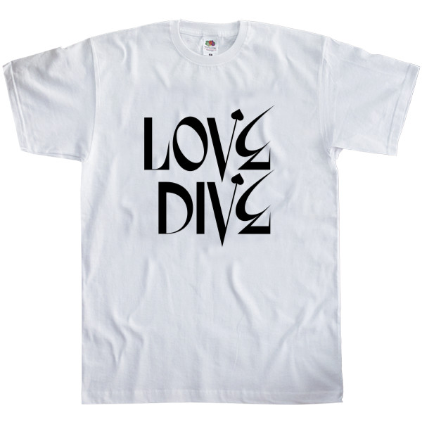 Men's T-Shirt Fruit of the loom - ive love dive - Mfest