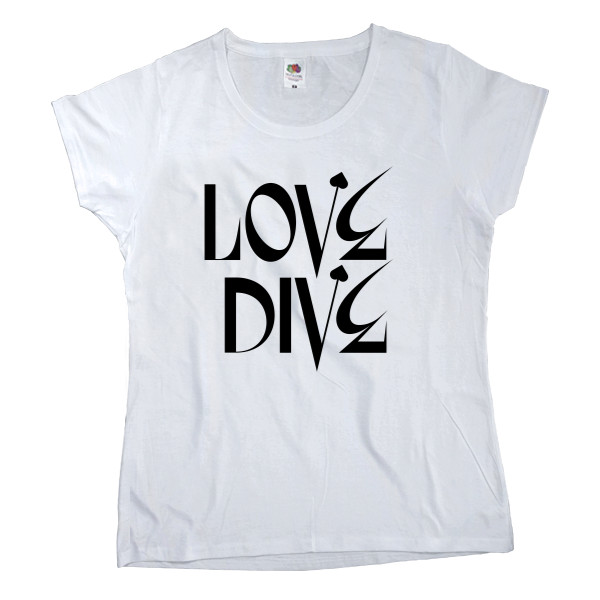 Women's T-shirt Fruit of the loom - ive love dive - Mfest