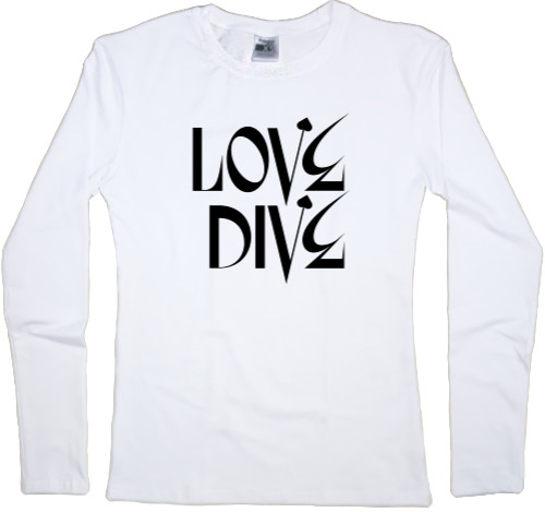 Women's Longsleeve Shirt - ive love dive - Mfest