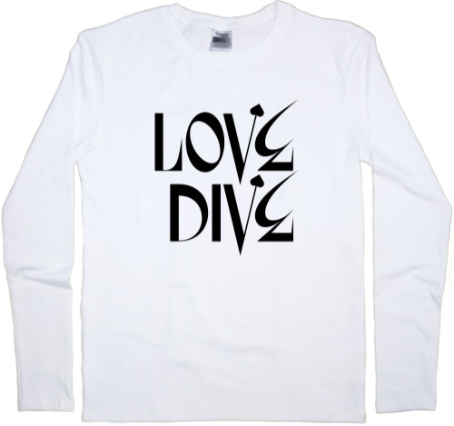 Men's Longsleeve Shirt - ive love dive - Mfest