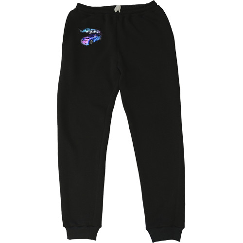 Kids' Sweatpants - NFS Most Wanted neon bmw - Mfest