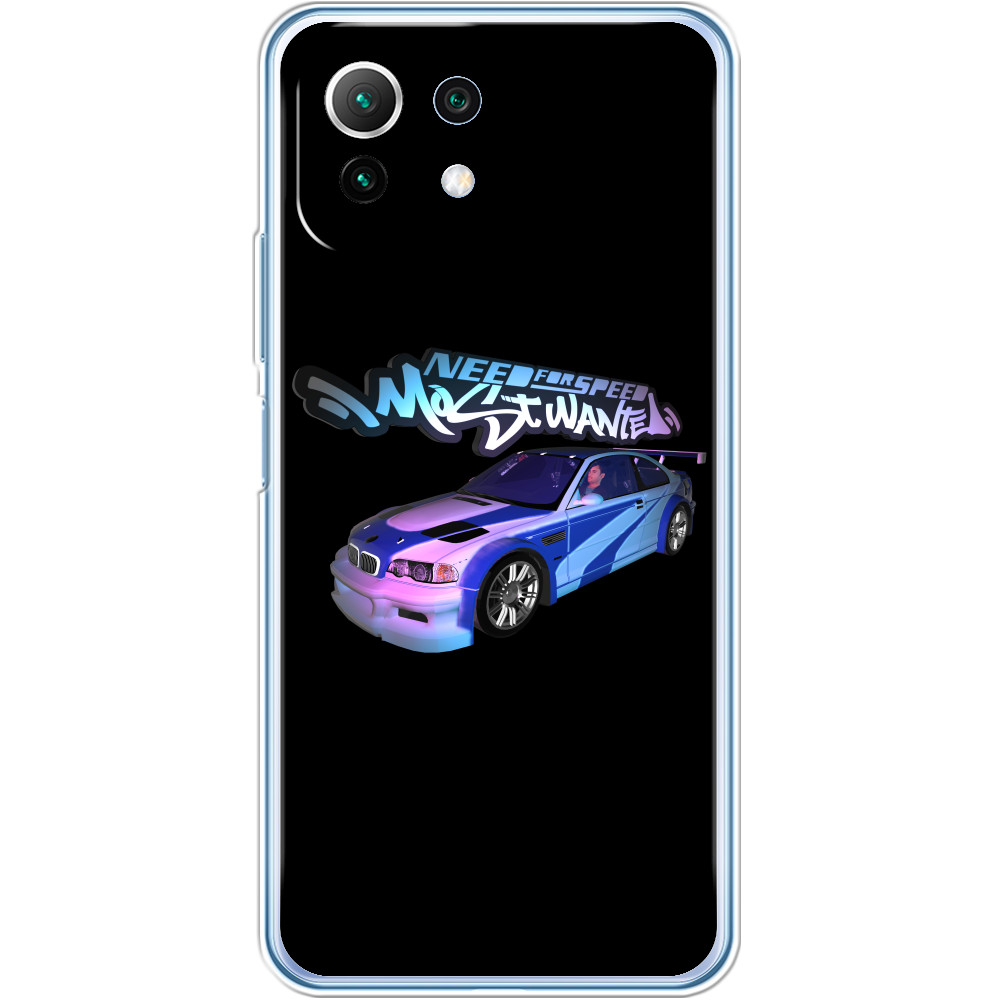 Чехол Xiaomi - NFS Most Wanted neon bmw - Mfest