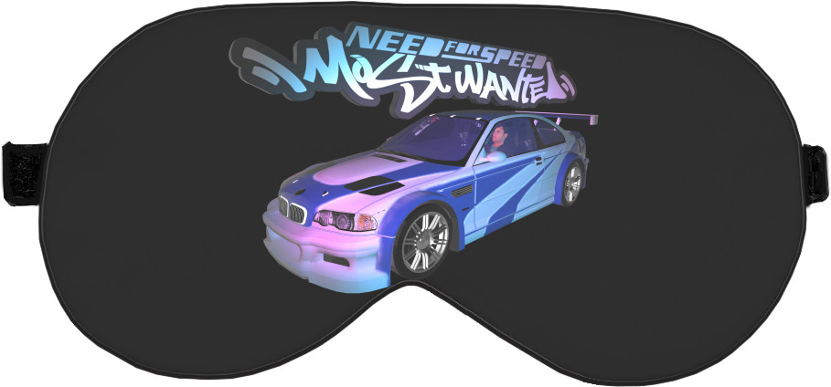 Sleep Mask 3D - NFS Most Wanted neon bmw - Mfest