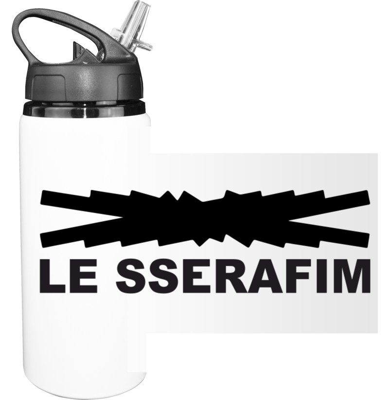 Sport Water Bottle - LE SSERAFIM logo - Mfest