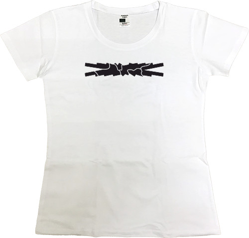 Women's Premium T-Shirt - LE SSERAFIM logo - Mfest