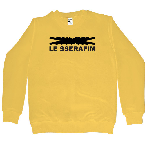 Women's Premium Sweatshirt - LE SSERAFIM logo - Mfest