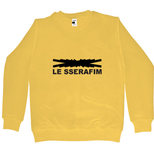 Men’s Premium Sweatshirt - LE SSERAFIM logo - Mfest