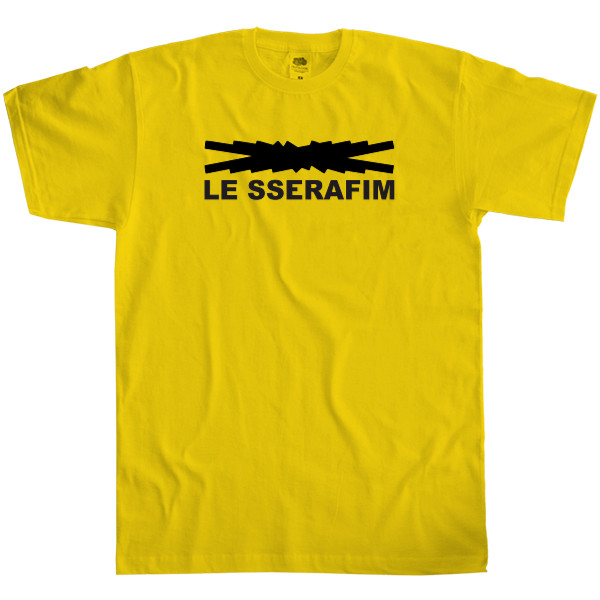 Kids' T-Shirt Fruit of the loom - LE SSERAFIM logo - Mfest