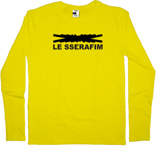 Men's Longsleeve Shirt - LE SSERAFIM logo - Mfest