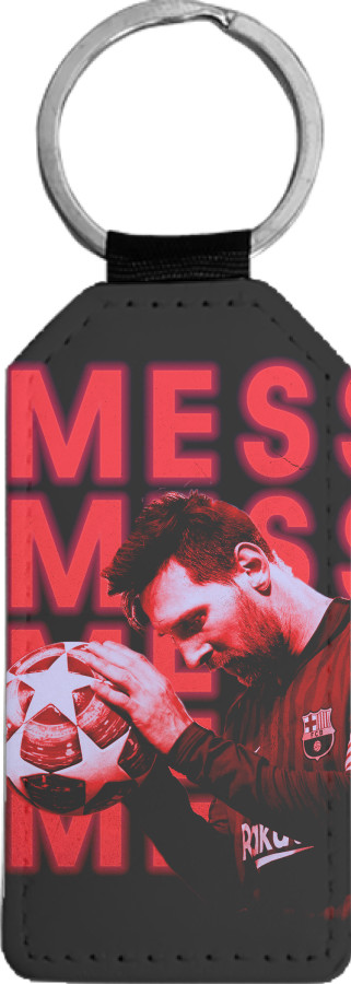 Rectangular Keychain - Messi - Mfest