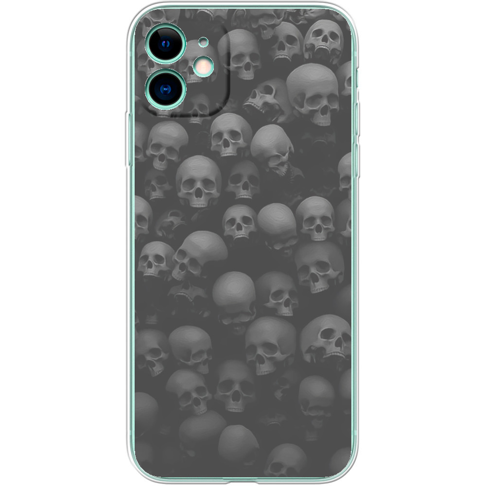 Чохол iPhone - Wall of Skulls Skeleton - Mfest