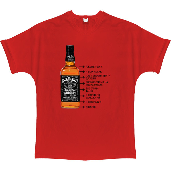 T-shirt Oversize -  Stages of intoxication - Mfest