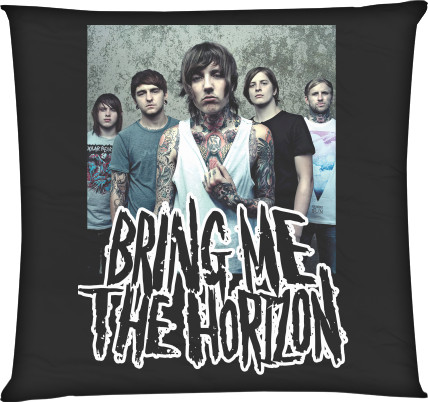 Square Throw Pillow - Bring Me the Horizon - Mfest