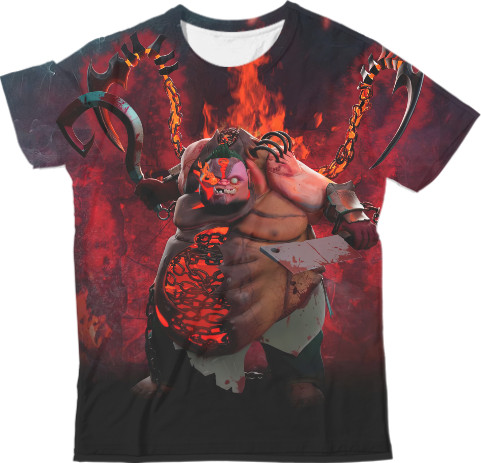 Man's T-shirt 3D - Pudge - Mfest