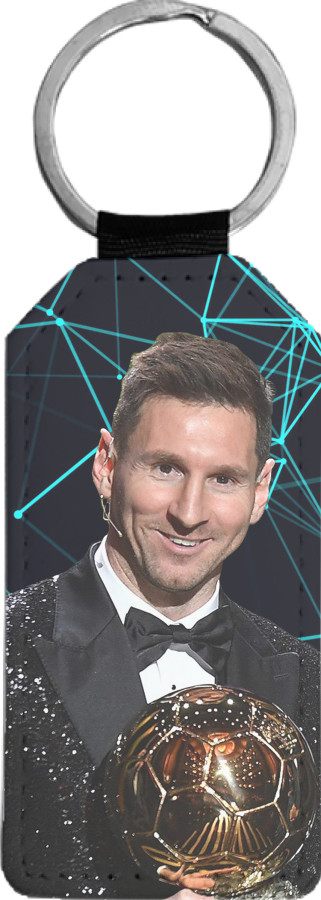 Rectangular Keychain - Lionel Messi 1 - Mfest