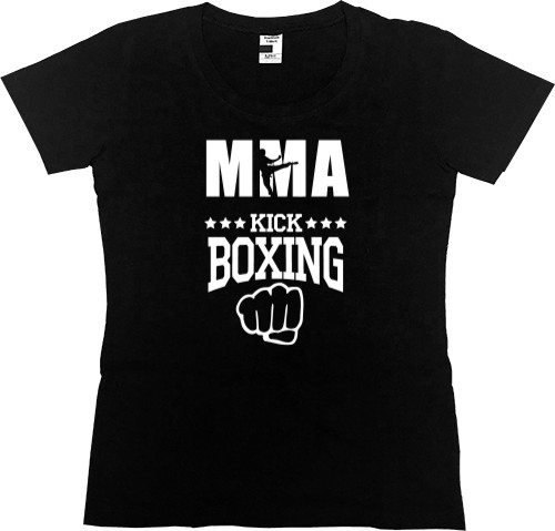 Women's Premium T-Shirt - Kickboxing 2 - Mfest