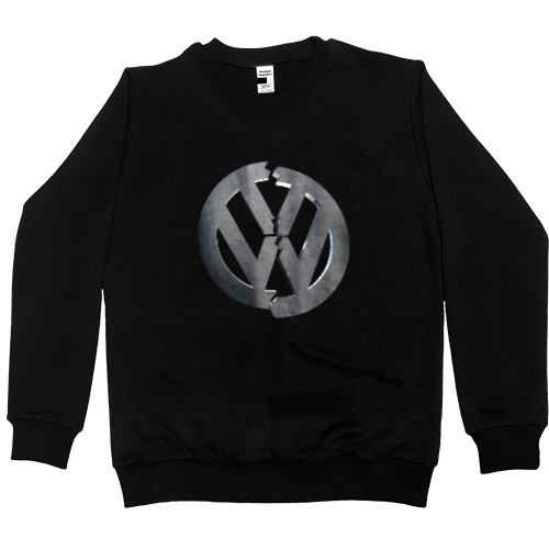 Men’s Premium Sweatshirt - Volkswagen 3D Metal - Mfest