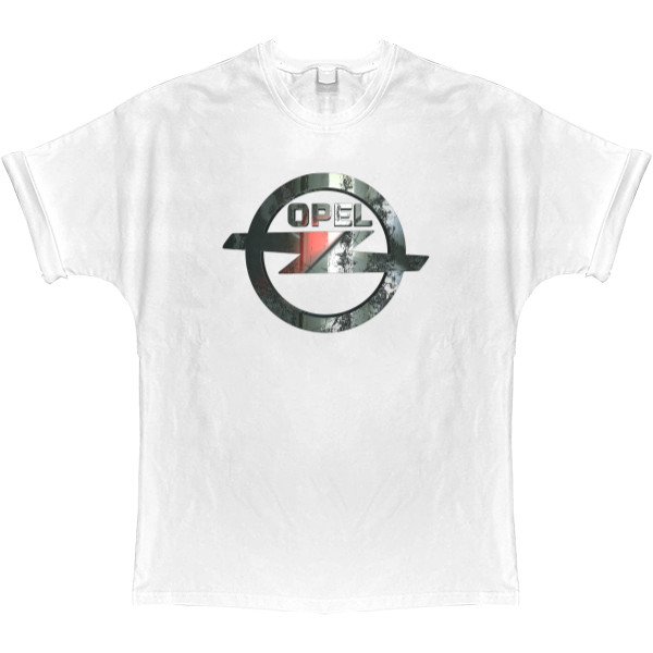 T-shirt Oversize - Opel 3D Metal - Mfest